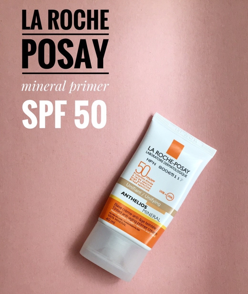 La Roche Posay Tinted Mineral Primer SPF 50 review and swatch