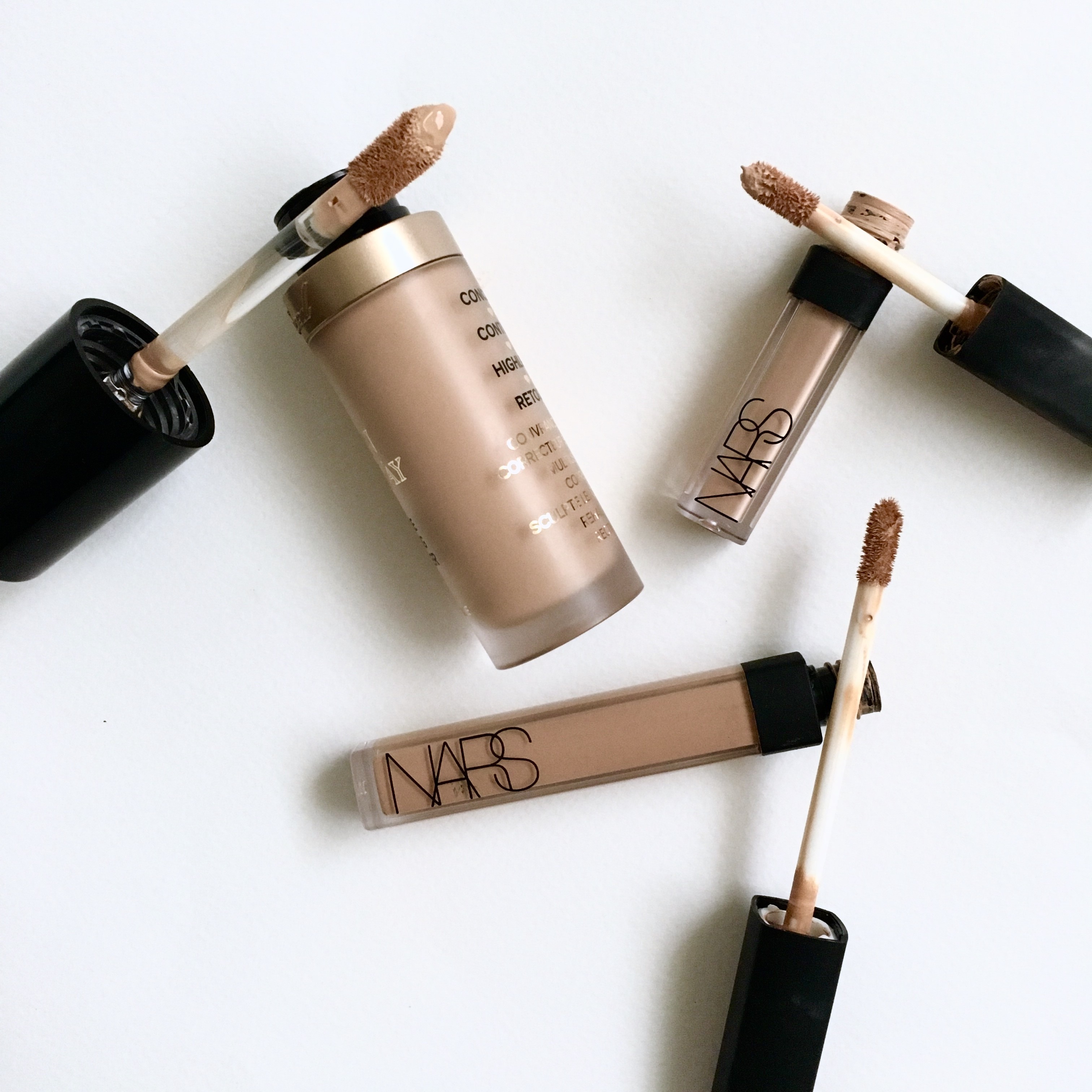 BEAUTY BATTLE: [review] Too Faced Born This Way Super Coverage Multi Use Sculpting Concealer Natural Beige vs Nars Radiant Creamy Concealer Custard